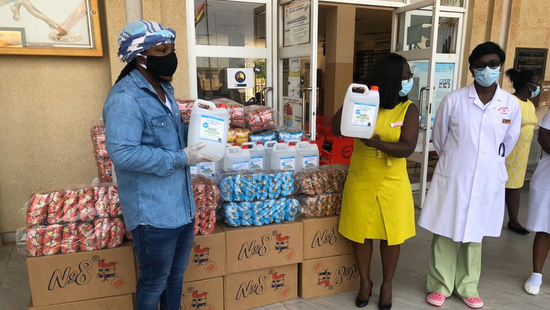 Edem, Foodtech Ghana join forces to donate COVID-19 relief items to Lekma and Police Hospitals