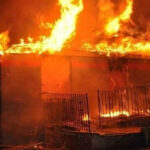 Fire Erupts Behind VVIP Station at Kwame Nkrumah Circle