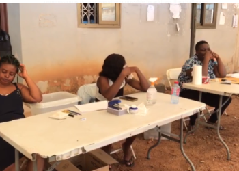 Limited Voter Registration: Registrants sleep at registration center over poor network challenges