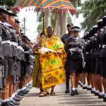 IGP, POMAB, and Police Royal Ladies Join Otumfuo at Manhyia for Akwasidae