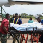 GAF airlifts Baba Yara Stadium stampede victim to 37 Military Hospital [Photos]