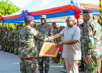 Mahama salutes 48 Engineer Regiment after Hurricane Melissa recovery mission in Jamaica