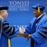 Mahama receives honorary PhD from Yonsei University in South Korea